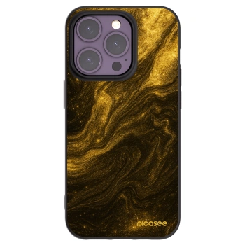 Picasee silikonový černý obal pro Apple iPhone 14 Pro - Černá