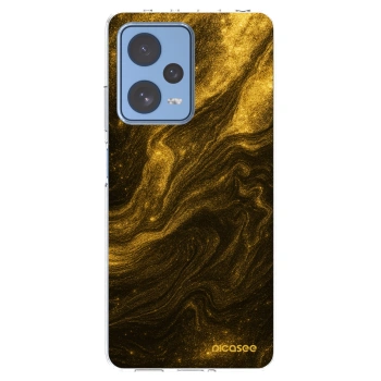 Picasee silikonový průhledný obal pro Xiaomi Redmi Note 12 Pro 5G - Černá
