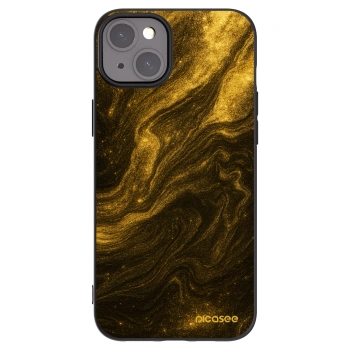 Picasee silikonový černý obal pro Apple iPhone 15 Plus - Černá