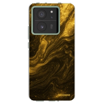 Picasee silikonový průhledný obal pro Xiaomi 13T - Černá