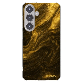 Picasee silikonový průhledný obal pro Samsung Galaxy S24 S921B 5G - Černá