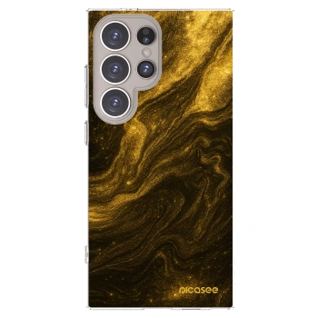 Picasee silikonový průhledný obal pro Samsung Galaxy S24 Ultra S928B 5G - Černá