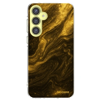 Picasee silikonový průhledný obal pro Samsung Galaxy A35 5G A356B - Černá