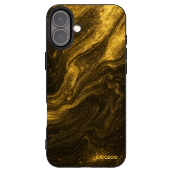 Picasee silikonový černý obal pro Apple iPhone 16 Plus - Černá