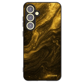 Picasee silikonový černý obal pro Samsung Galaxy S24 FE S721B - Černá