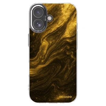 Picasee silikonový průhledný obal pro Apple iPhone 17 - Černá