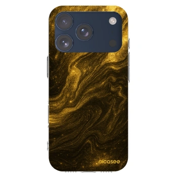Picasee silikonový průhledný obal pro Apple iPhone 17 Pro - Černá