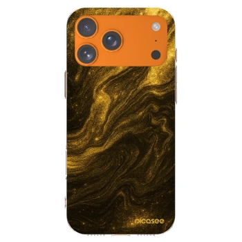 Picasee silikonový průhledný obal pro Apple iPhone 17 Pro Max - Černá