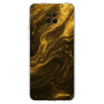 Picasee silikonový průhledný obal pro Xiaomi Redmi Note 9S - Černá