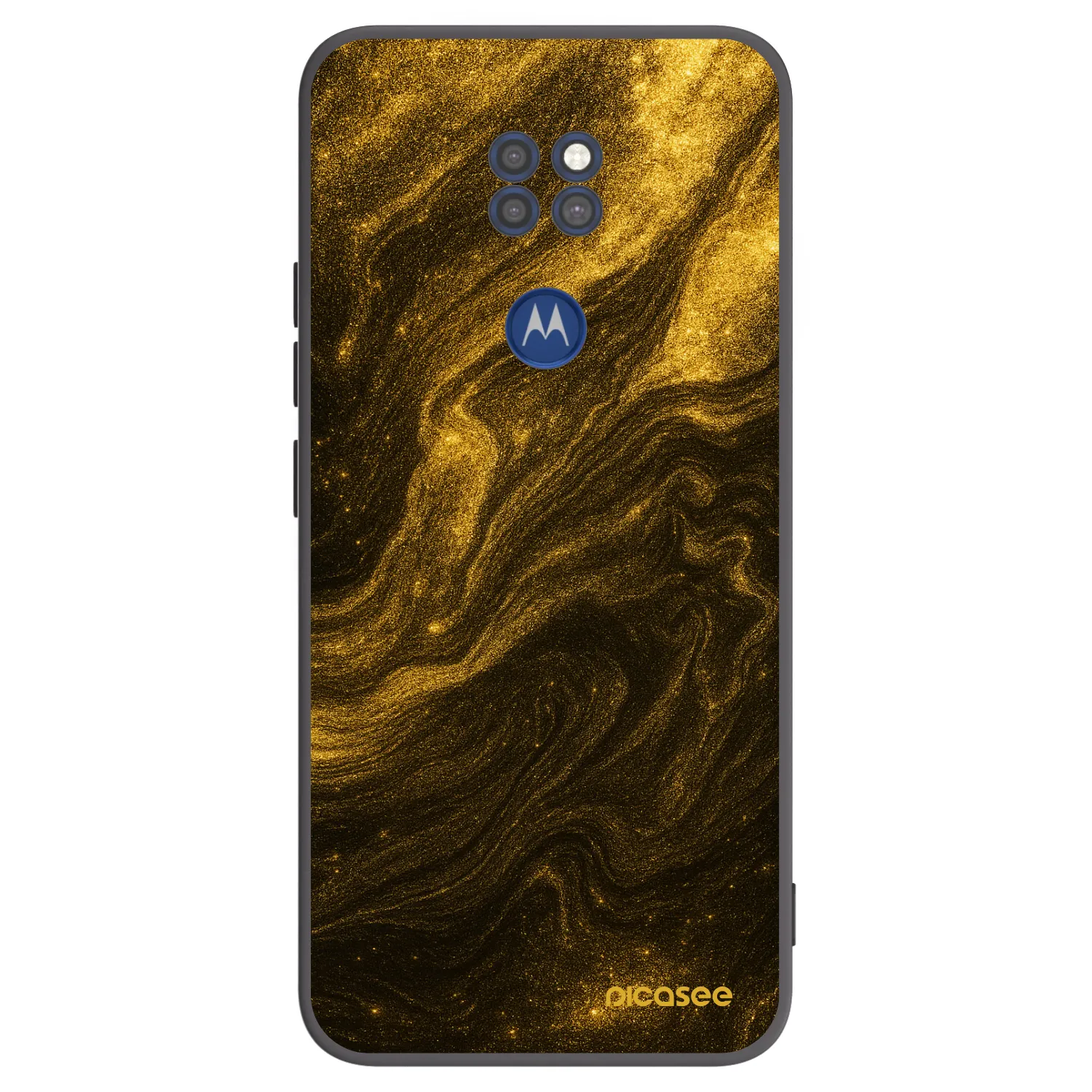 Picasee silikonový černý obal pro Motorola Moto G9 Play - Černá