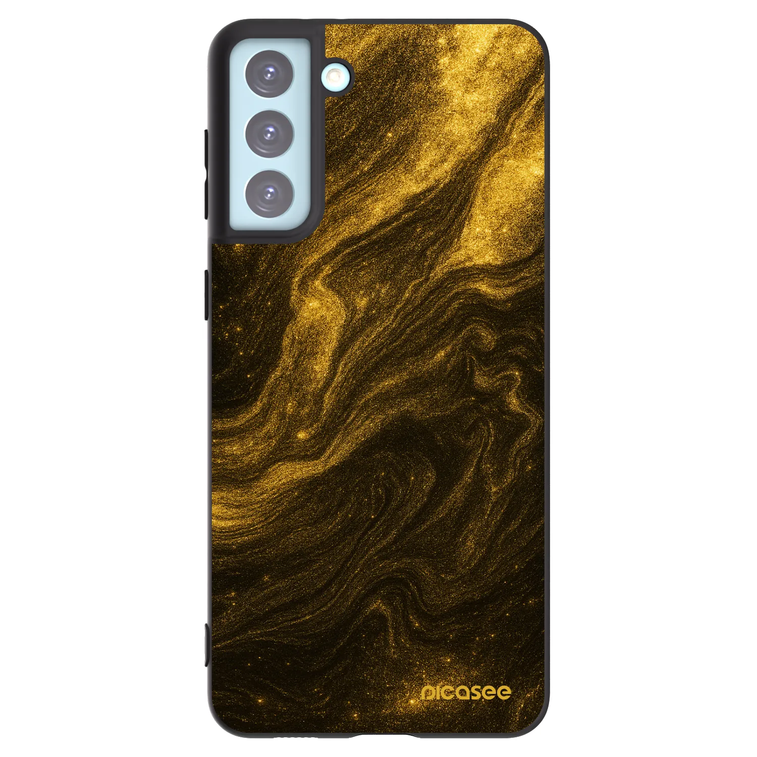 Picasee silikonový černý obal pro Samsung Galaxy S21+ 5G G996F - Černá