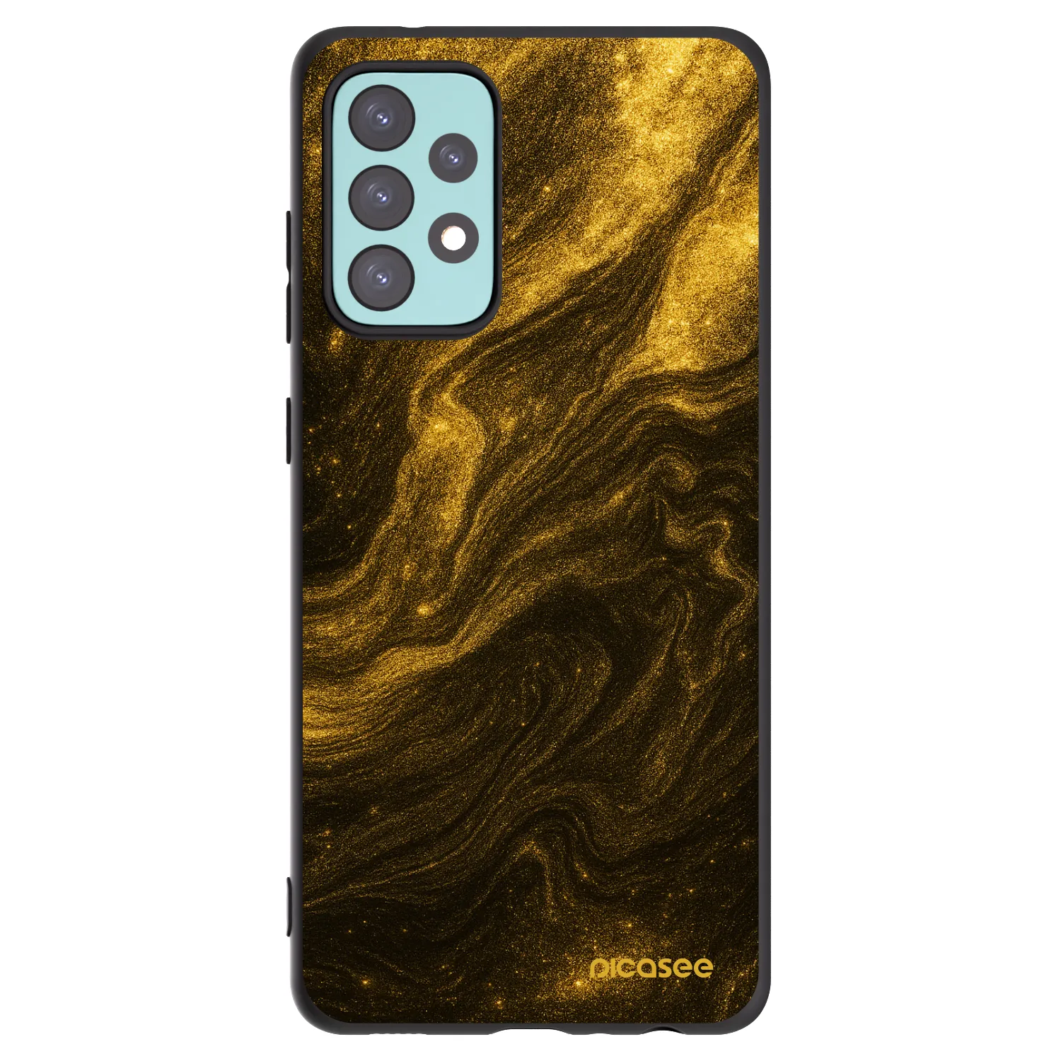 Picasee silikonový černý obal pro Samsung Galaxy A72 A725F - Černá