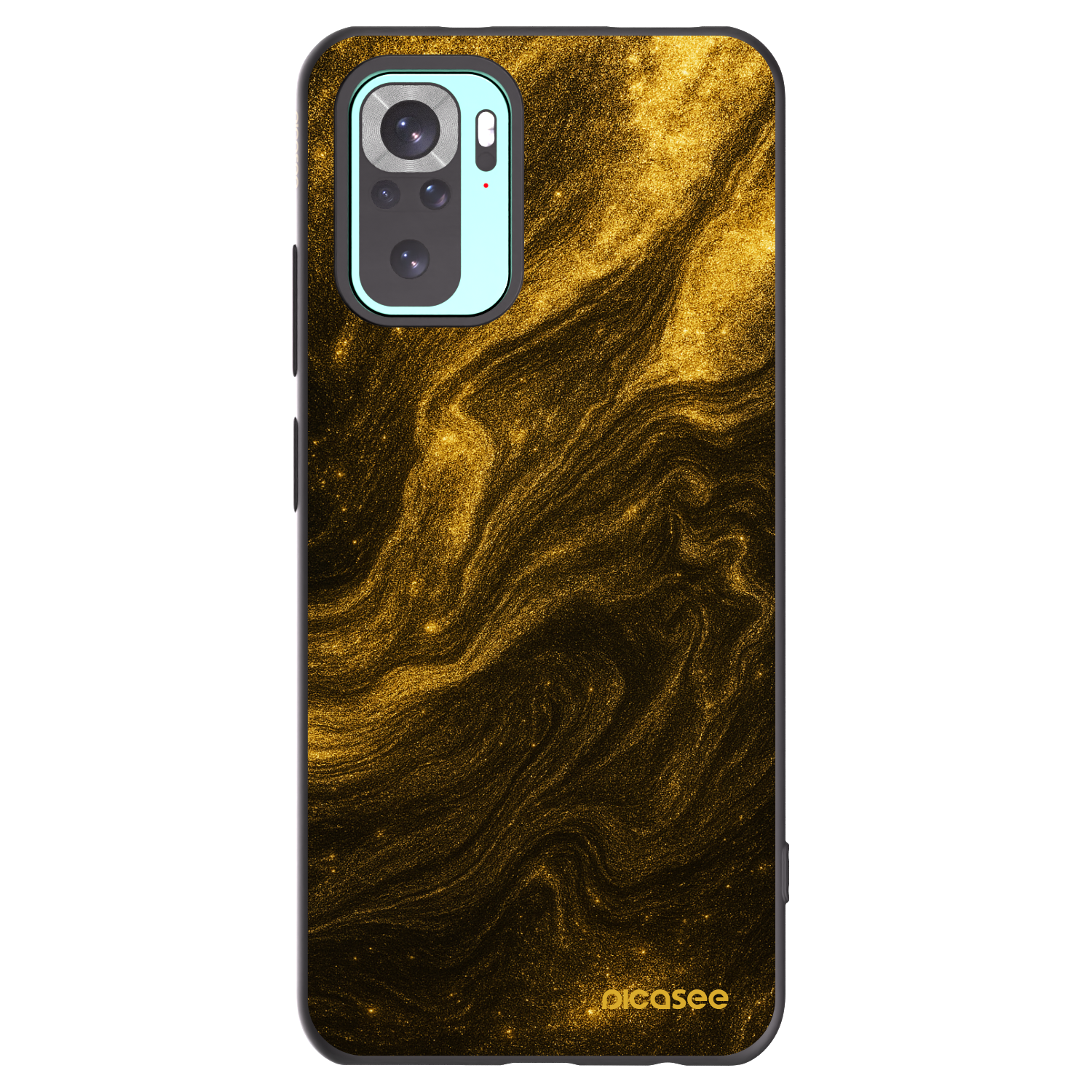 Picasee silikonový černý obal pro Xiaomi Redmi Note 10 Pro - Černá