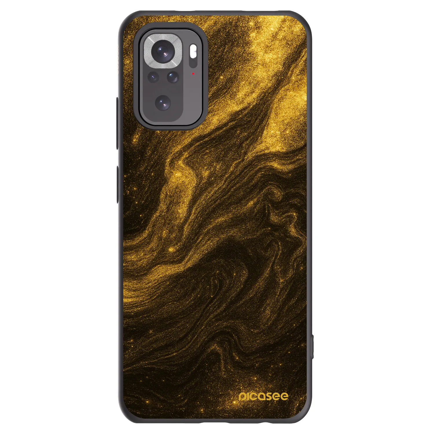 Picasee silikonový černý obal pro Xiaomi Redmi Note 10S - Černá