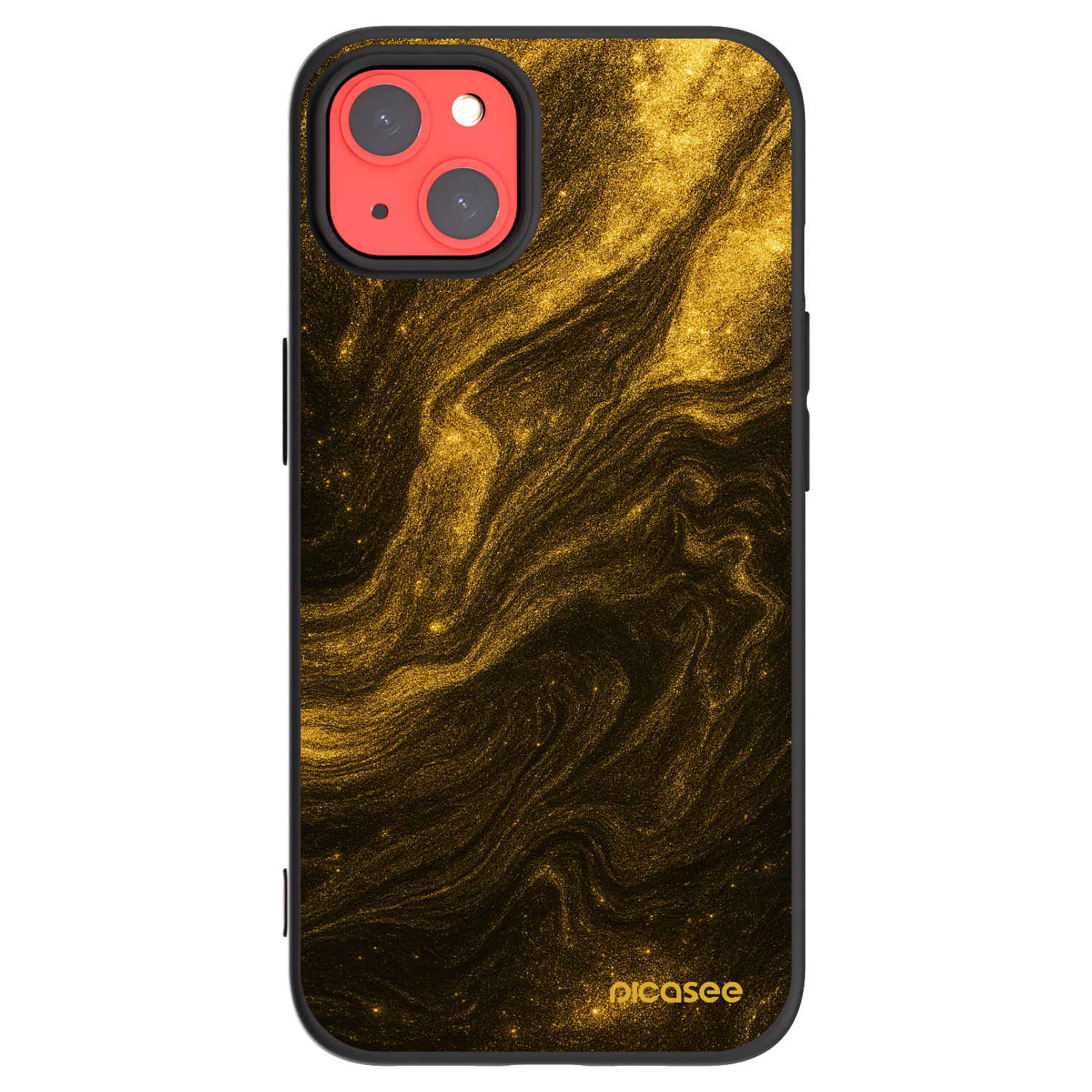 Picasee silikonový černý obal pro Apple iPhone 13 - Černá