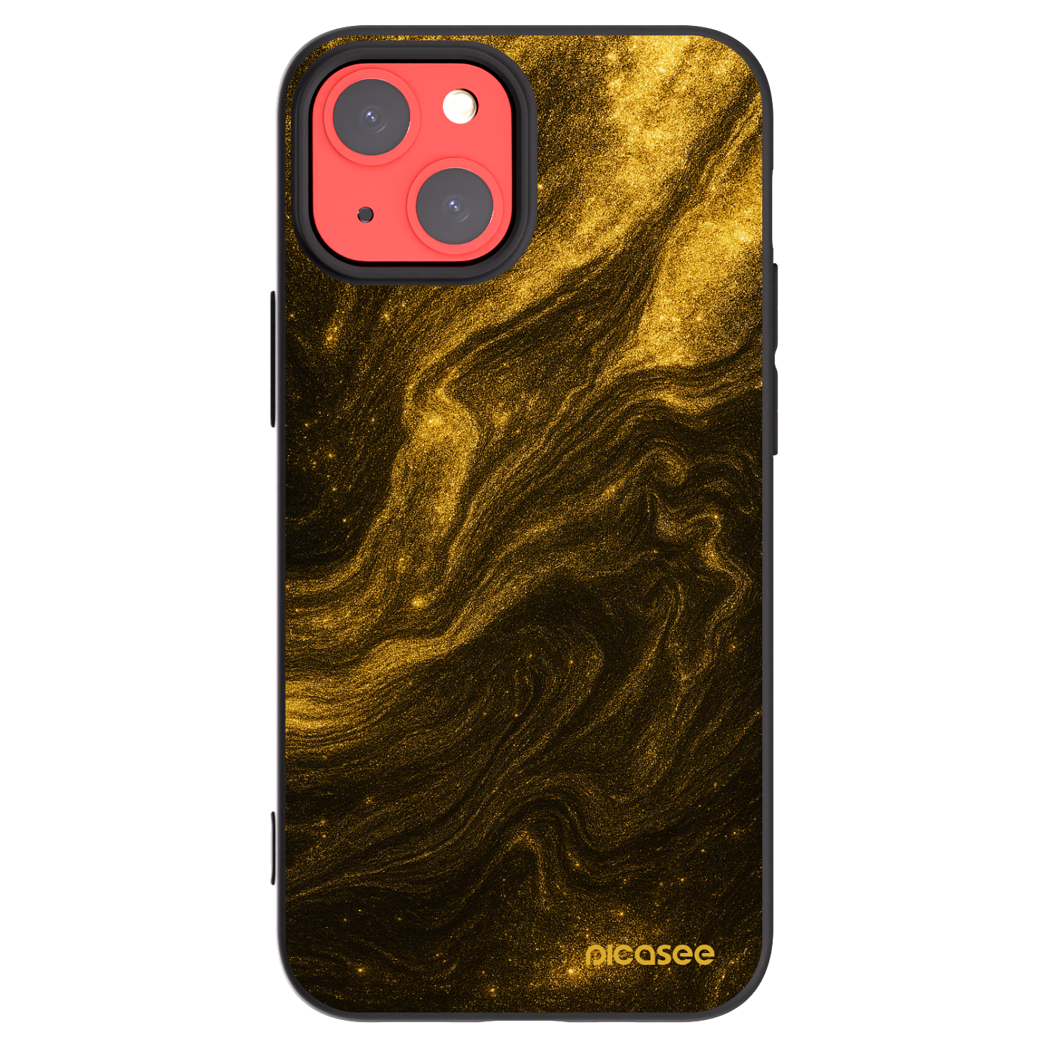 Picasee silikonový černý obal pro Apple iPhone 13 mini - Černá