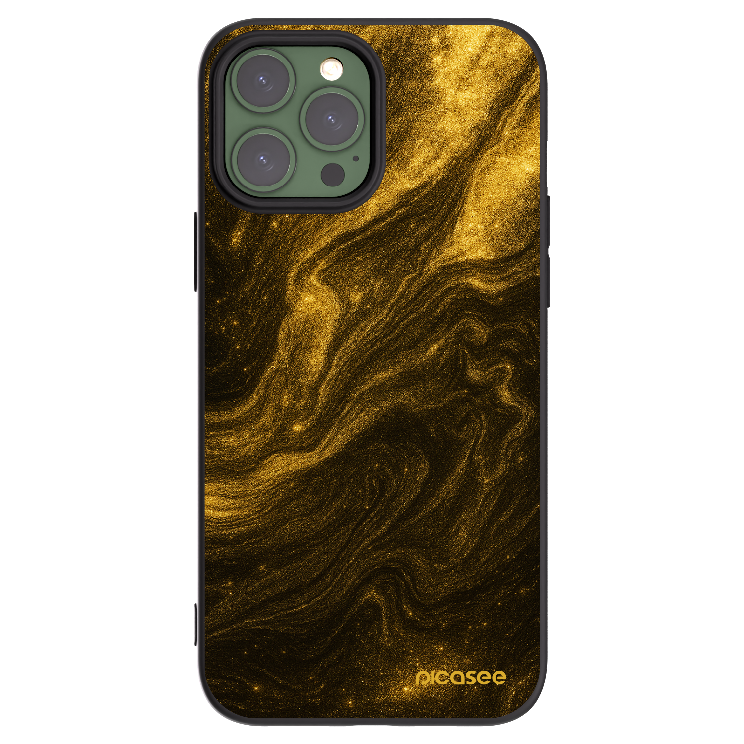 Picasee silikonový černý obal pro Apple iPhone 13 Pro Max - Černá