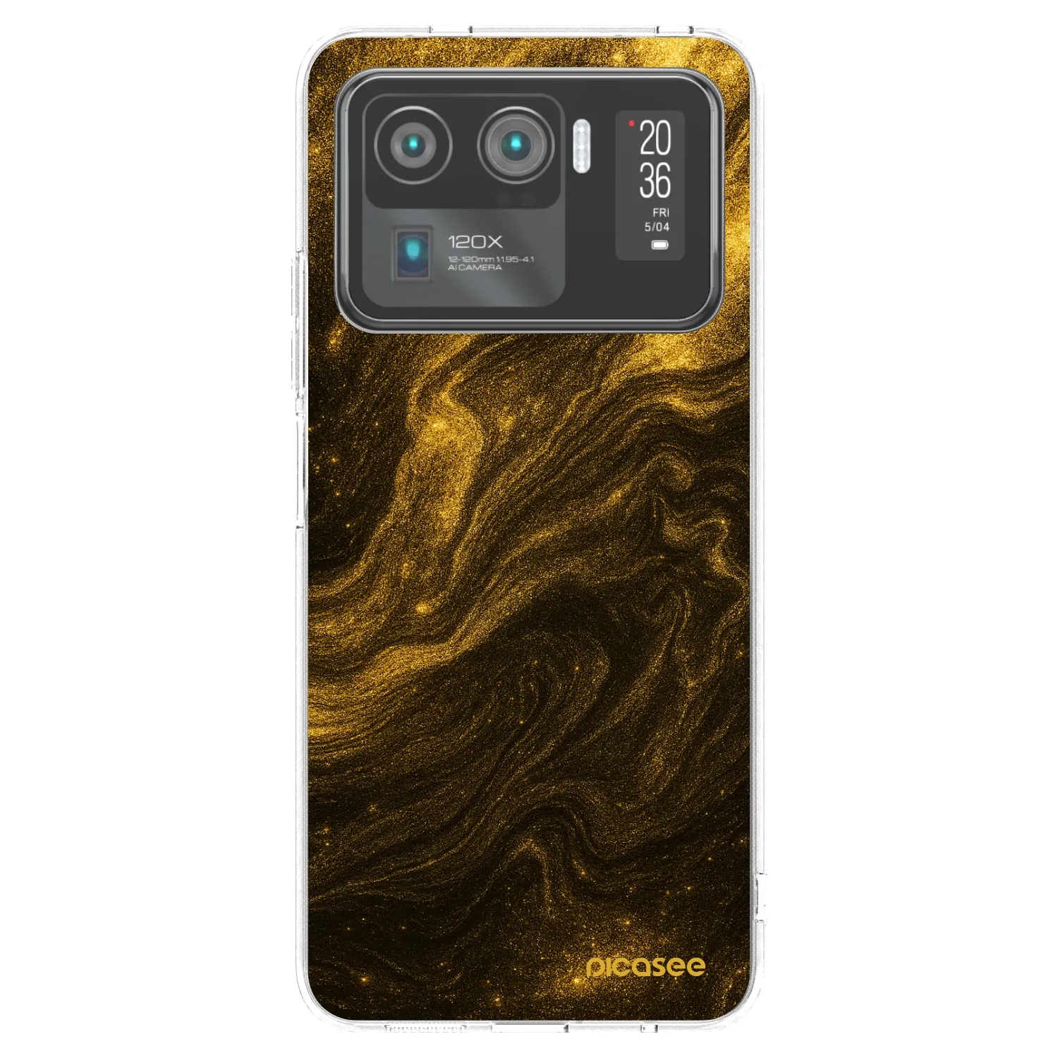 Picasee silikonový průhledný obal pro Xiaomi Mi 11 Ultra - Černá