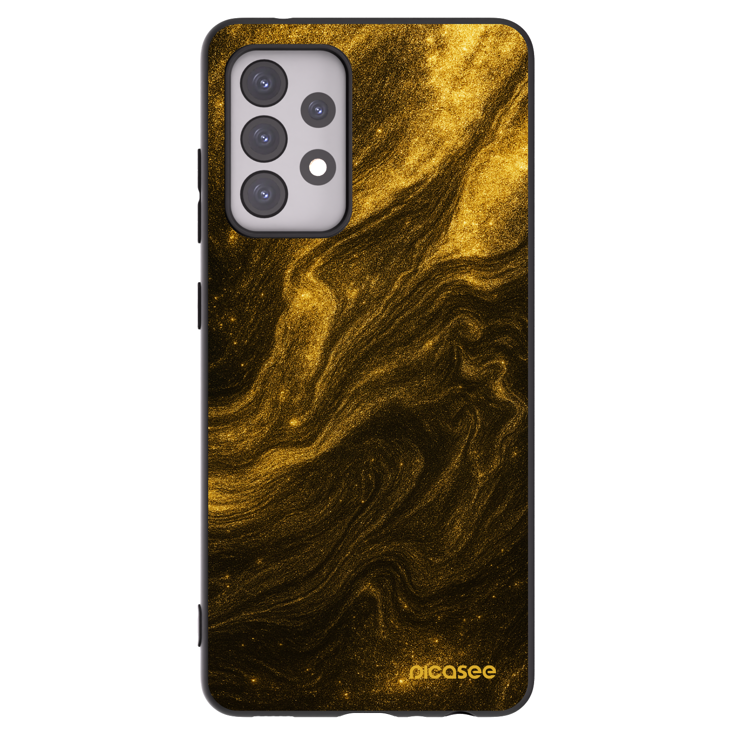 Picasee silikonový černý obal pro Samsung Galaxy A52s 5G A528B - Černá