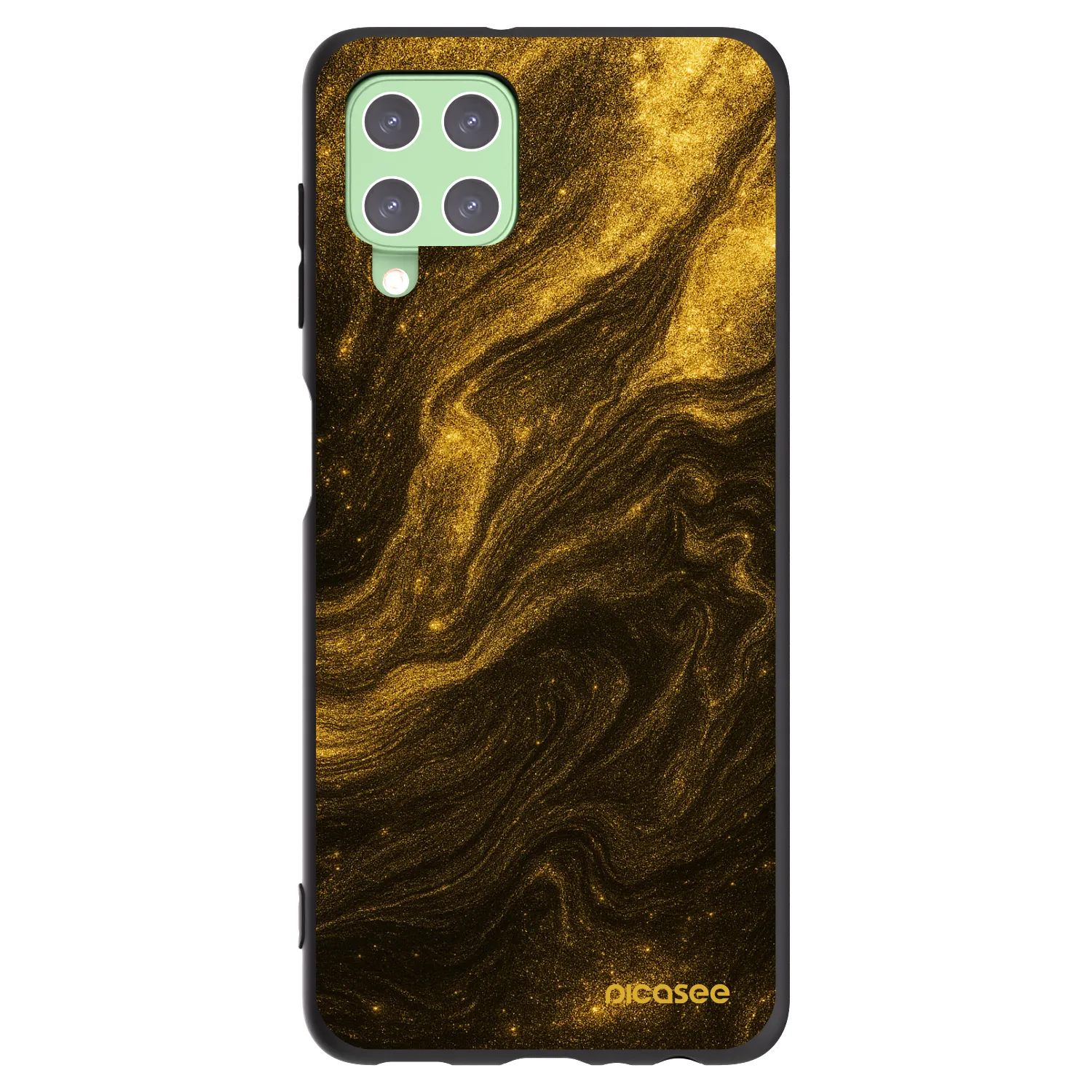 Picasee silikonový černý obal pro Samsung Galaxy A22 A225F 4G - Černá