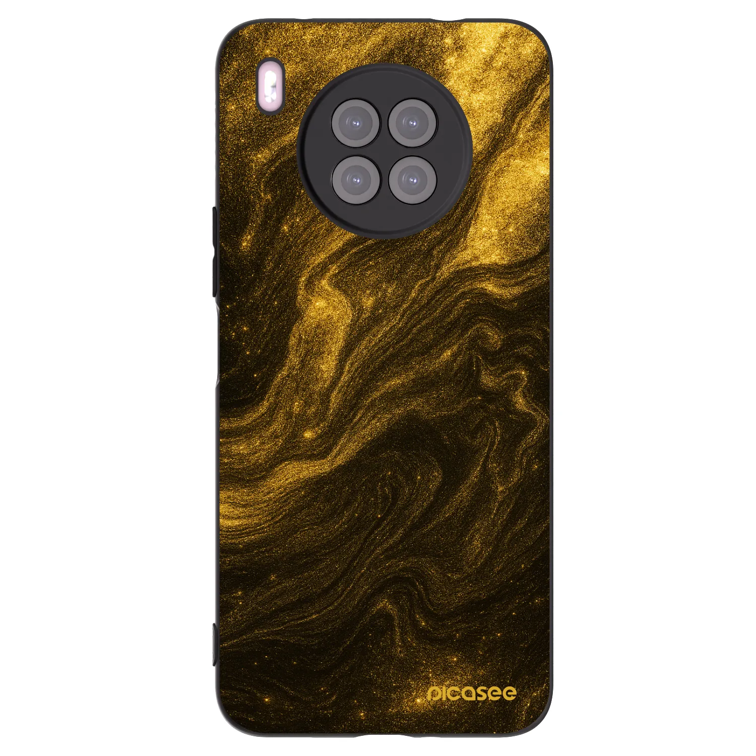 Picasee silikonový černý obal pro Huawei Nova 8i - Černá