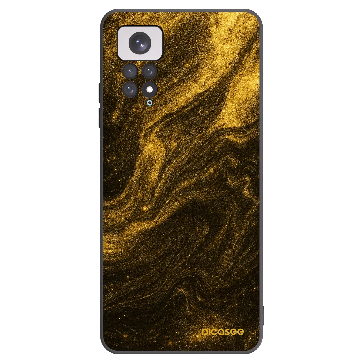 Picasee silikonový černý obal pro Xiaomi Redmi Note 11 - Černá