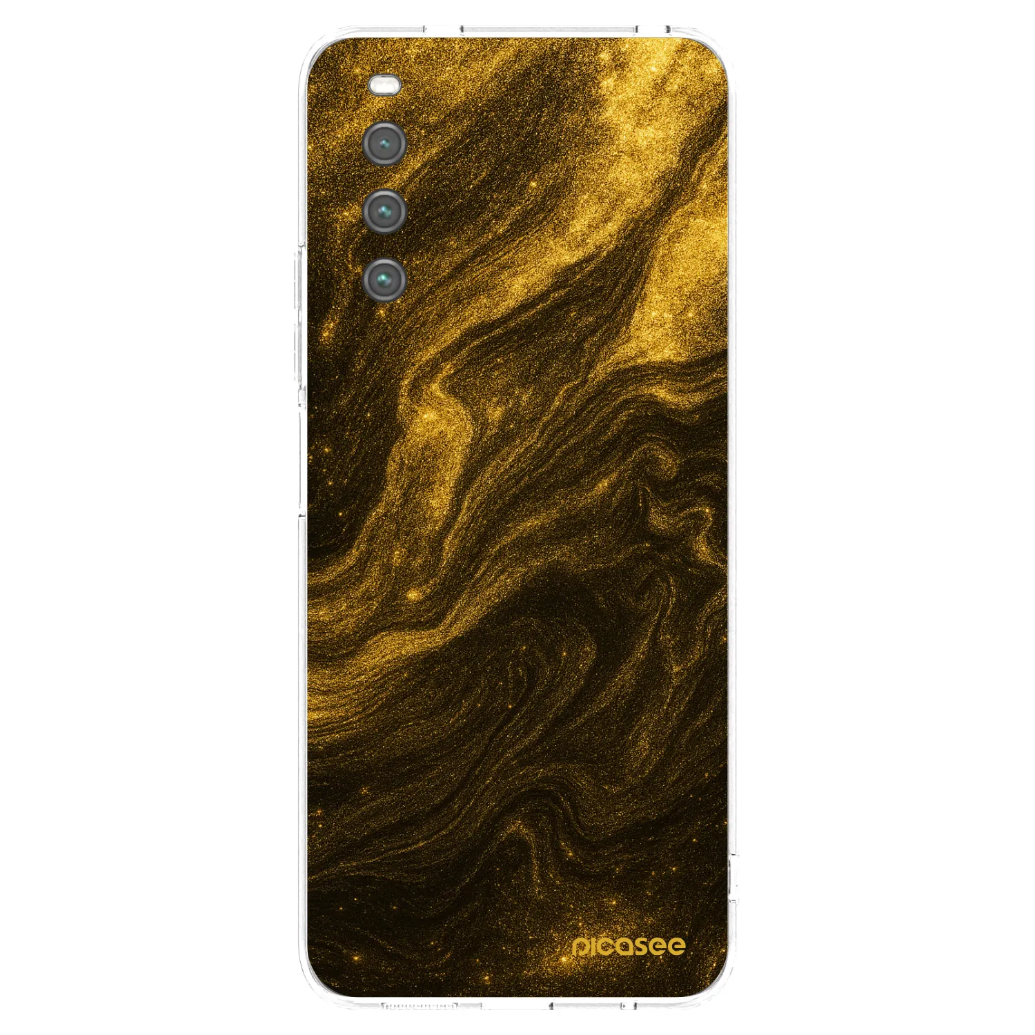 Picasee silikonový průhledný obal pro Sony Xperia 10 IV 5G - Černá