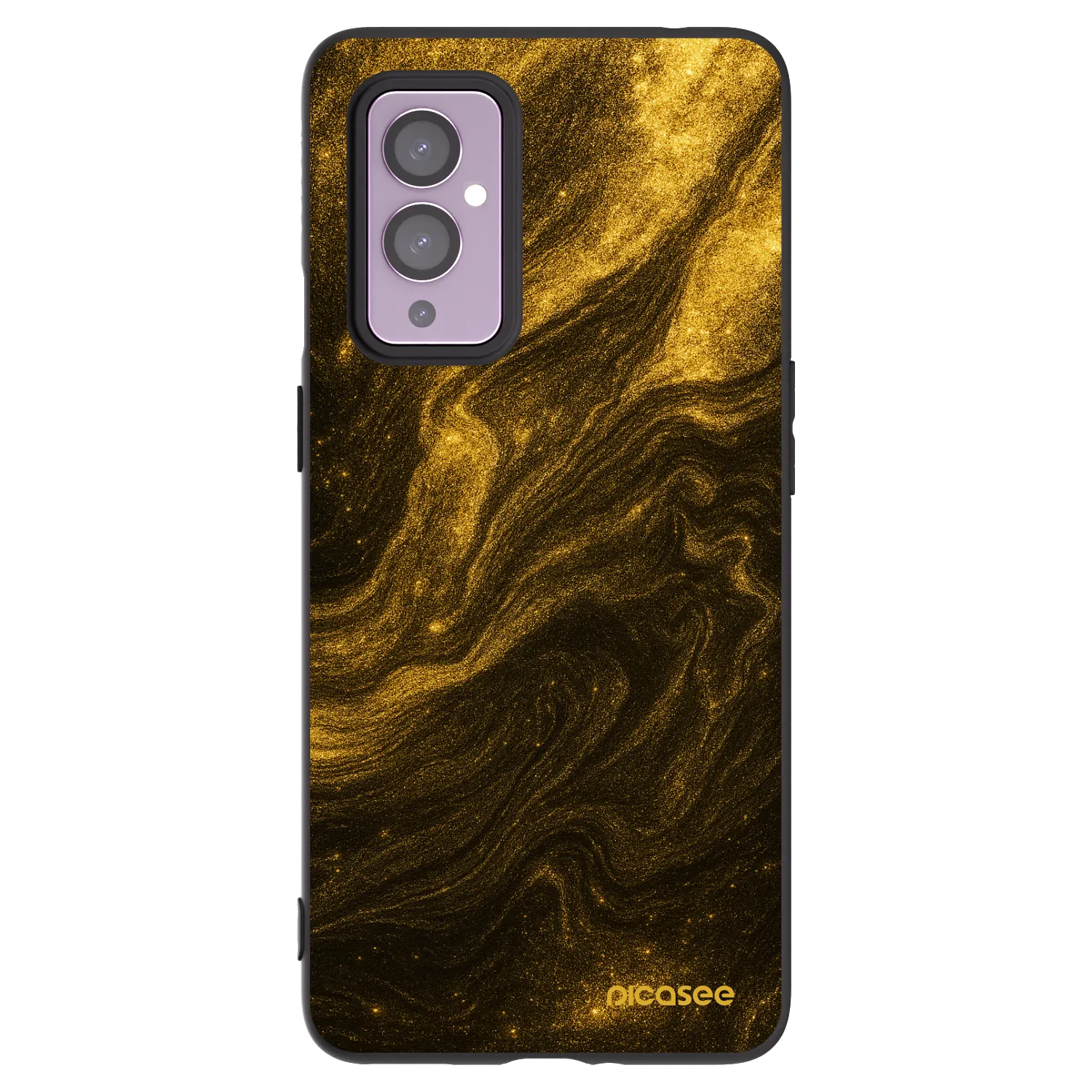 Picasee silikonový černý obal pro OnePlus 9 - Černá