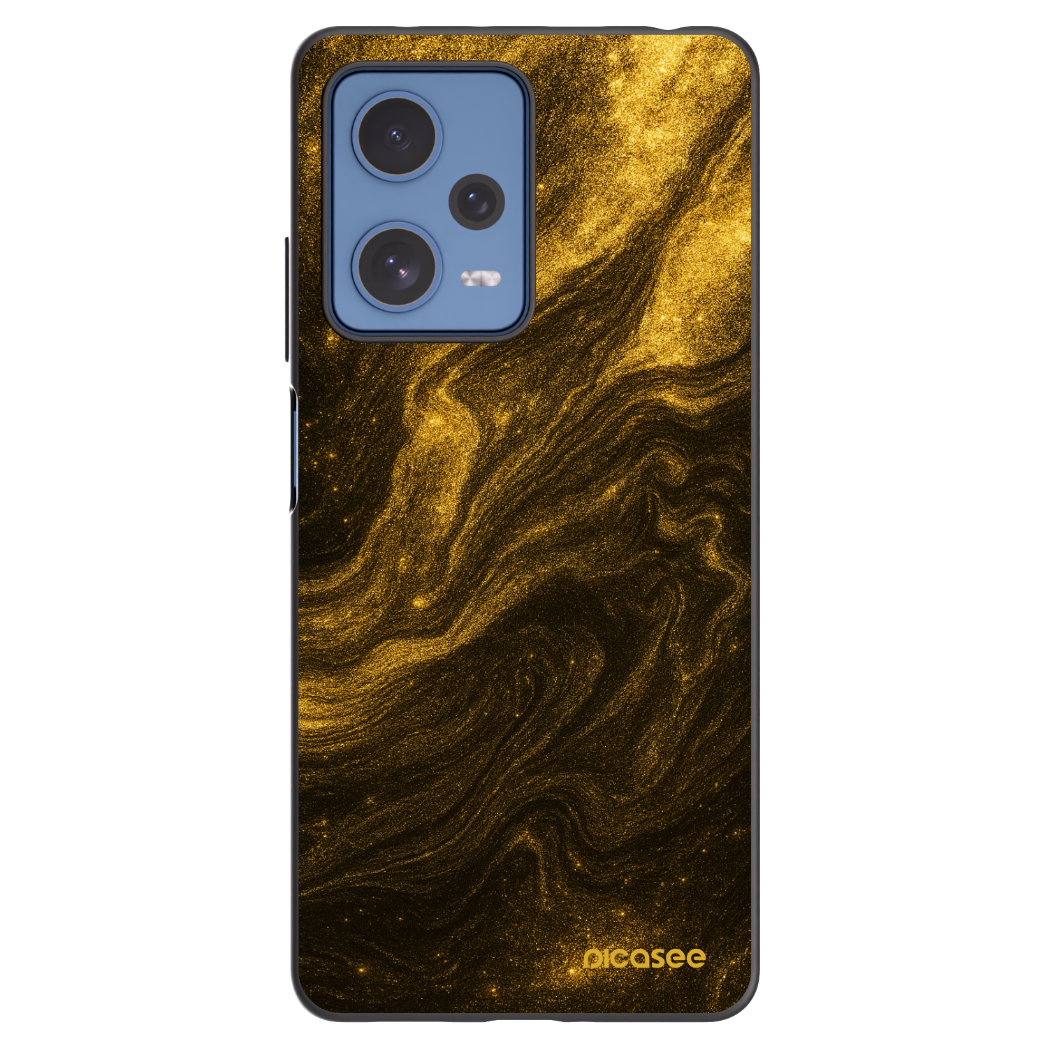 Picasee silikonový černý obal pro Xiaomi Redmi Note 12 Pro 5G - Černá