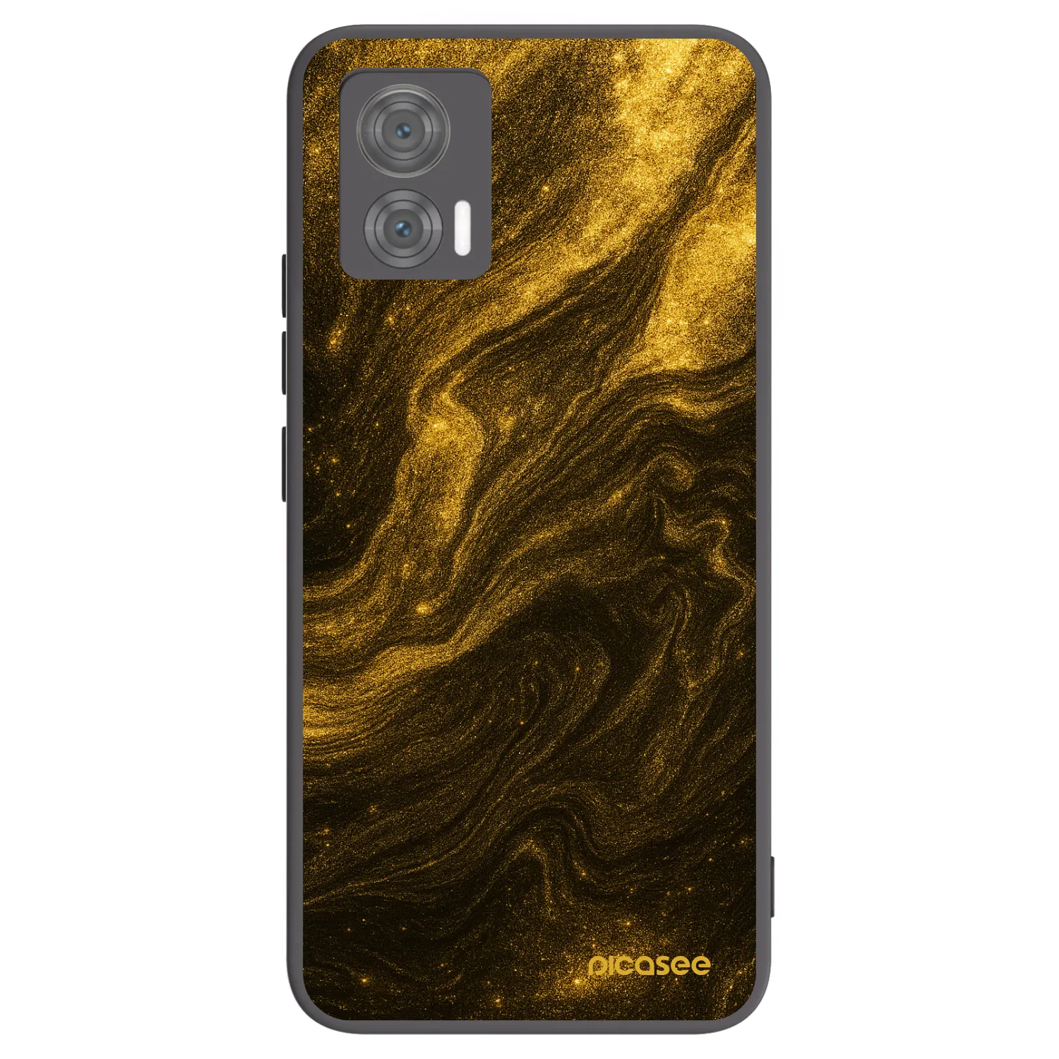 Picasee silikonový černý obal pro Motorola Edge 30 Neo - Černá