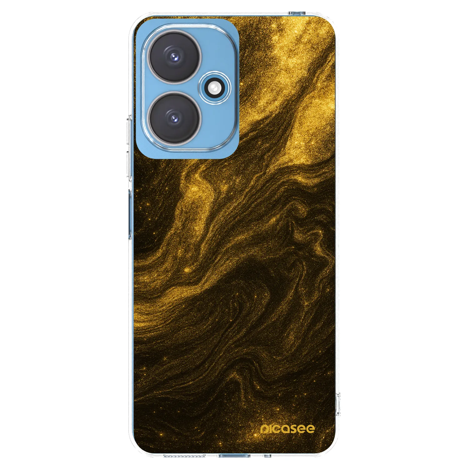 Picasee silikonový průhledný obal pro Xiaomi Redmi 13C 5G - Černá