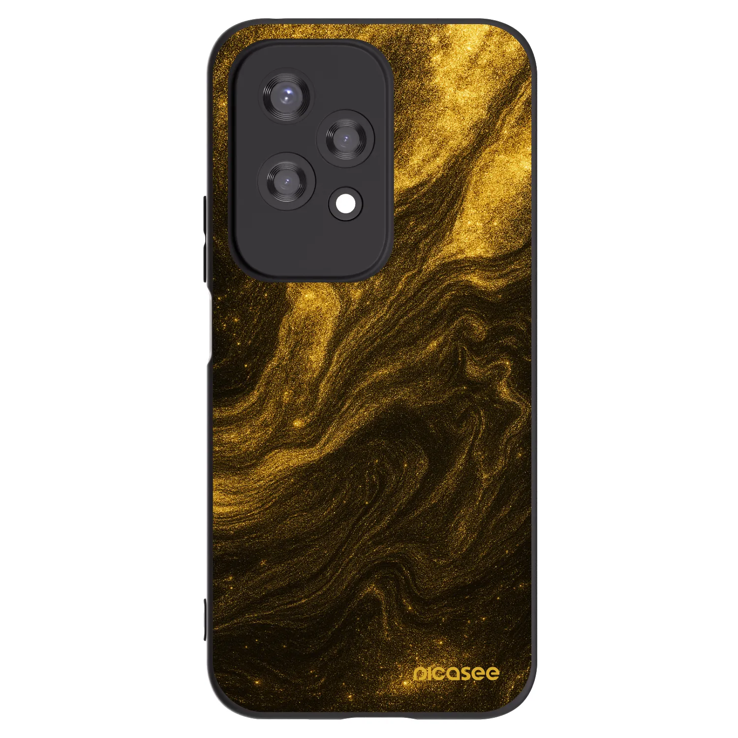 Picasee silikonový černý obal pro Honor 200 Lite - Černá