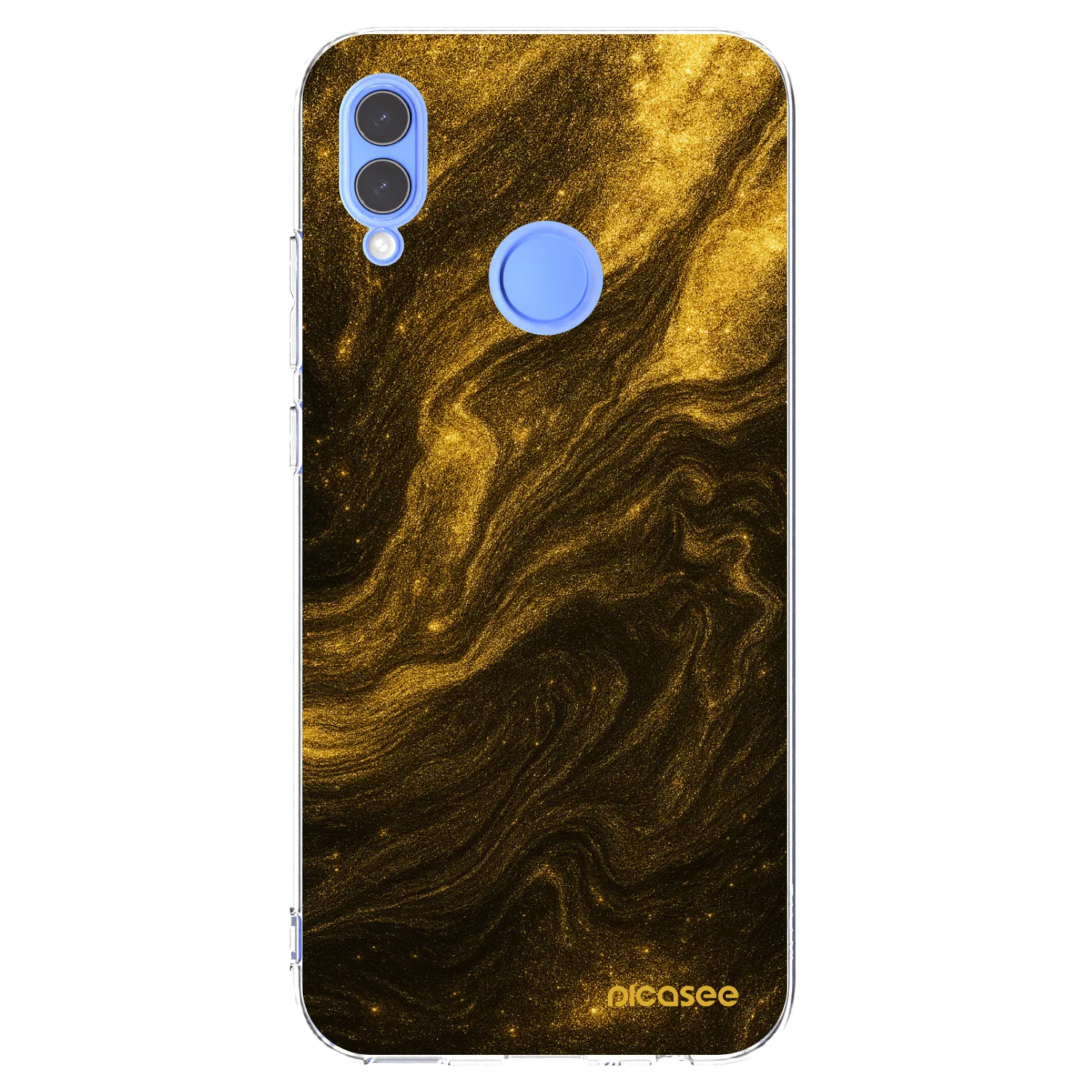 Picasee silikonový průhledný obal pro Huawei P Smart 2019 - Černá