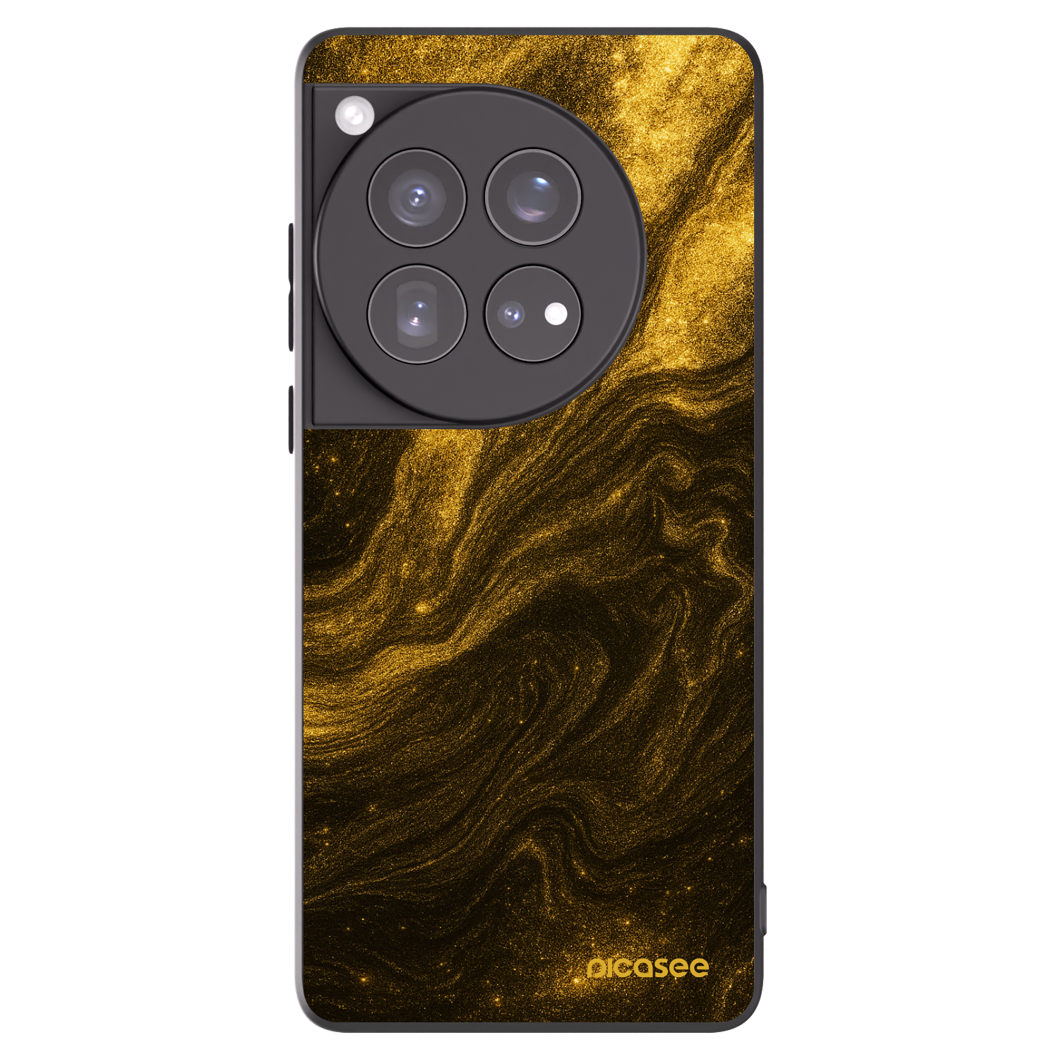 Picasee silikonový černý obal pro OnePlus 12 5G - Černá