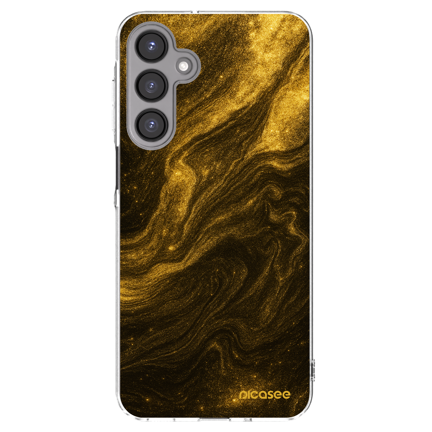 Picasee silikonový průhledný obal pro Samsung Galaxy A16 5G - Černá