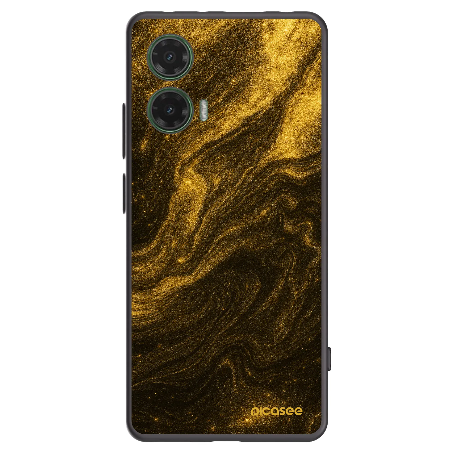 Picasee silikonový černý obal pro Motorola Moto G35 5G - Černá