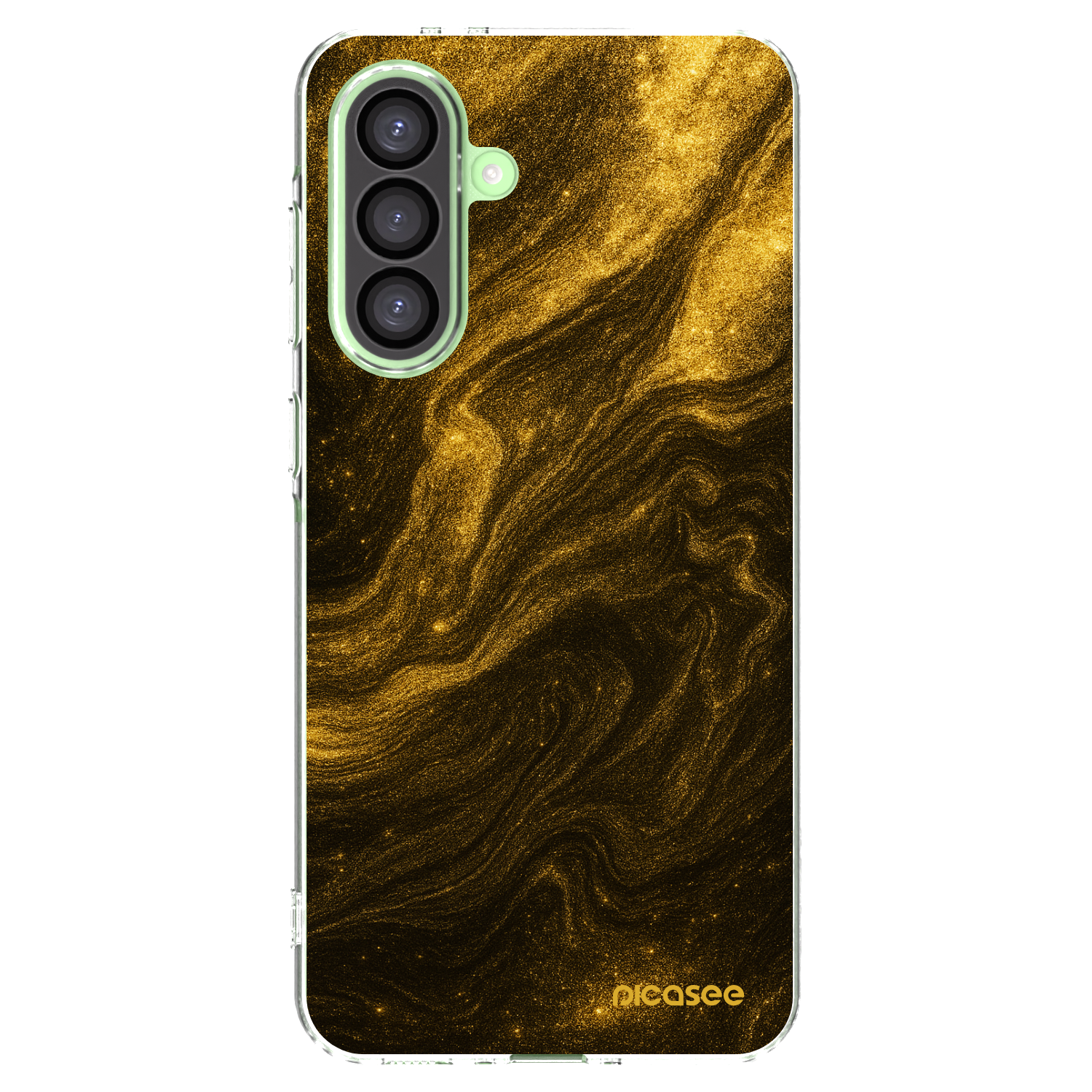 Picasee silikonový průhledný obal pro Samsung Galaxy A26 5G A266B - Černá