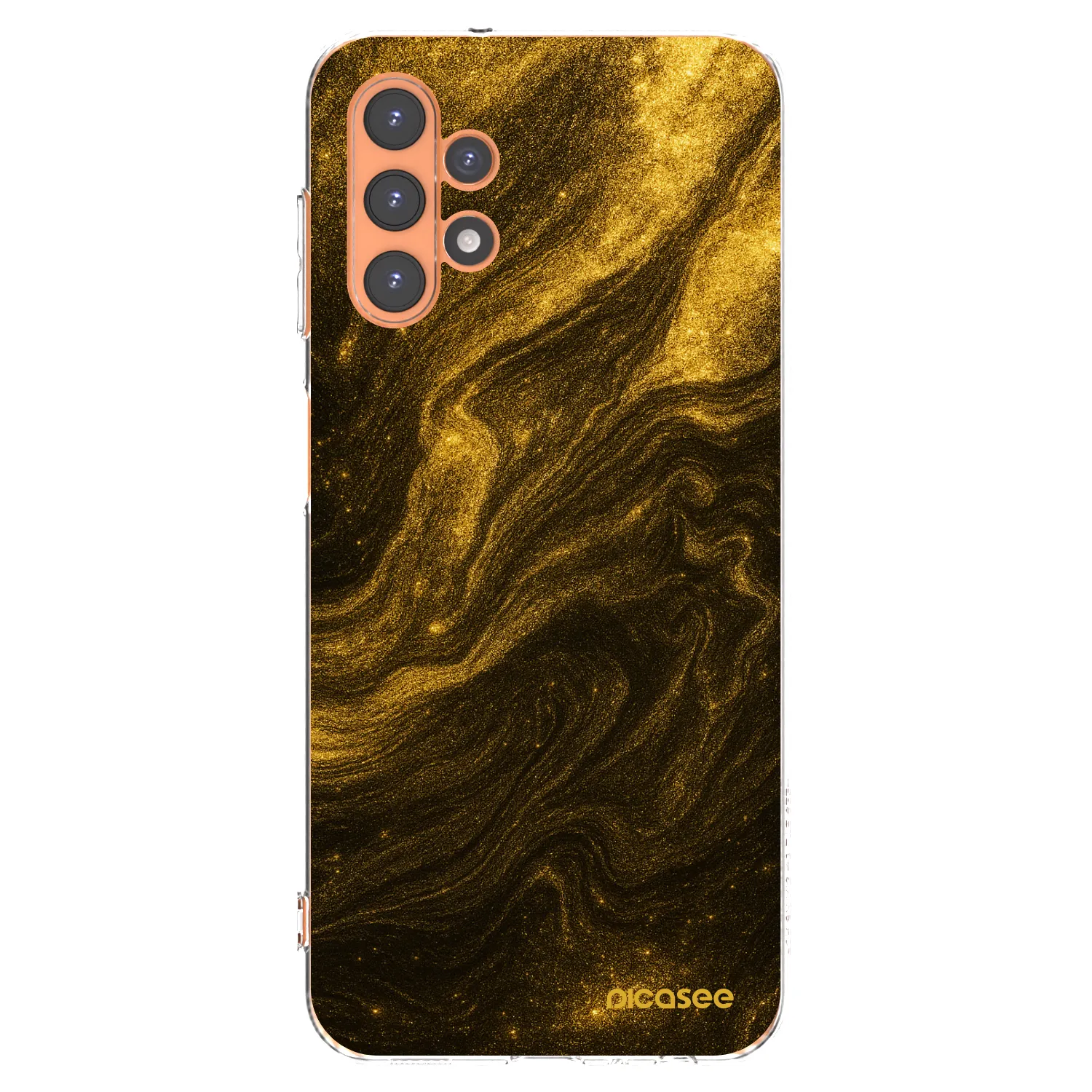 Picasee silikonový průhledný obal pro Samsung Galaxy A13 5G - Černá