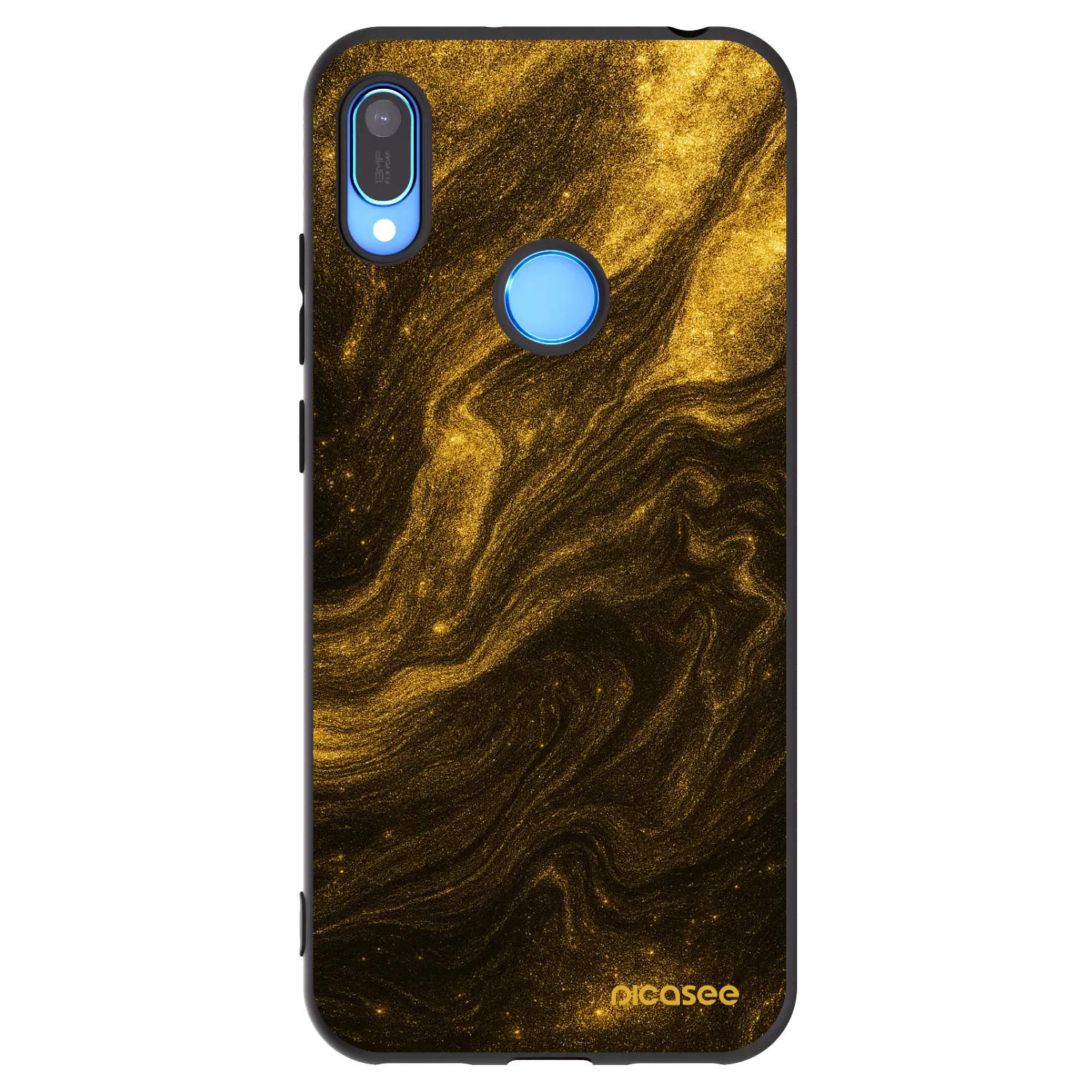 Picasee silikonový černý obal pro Huawei Y6 2019 - Černá