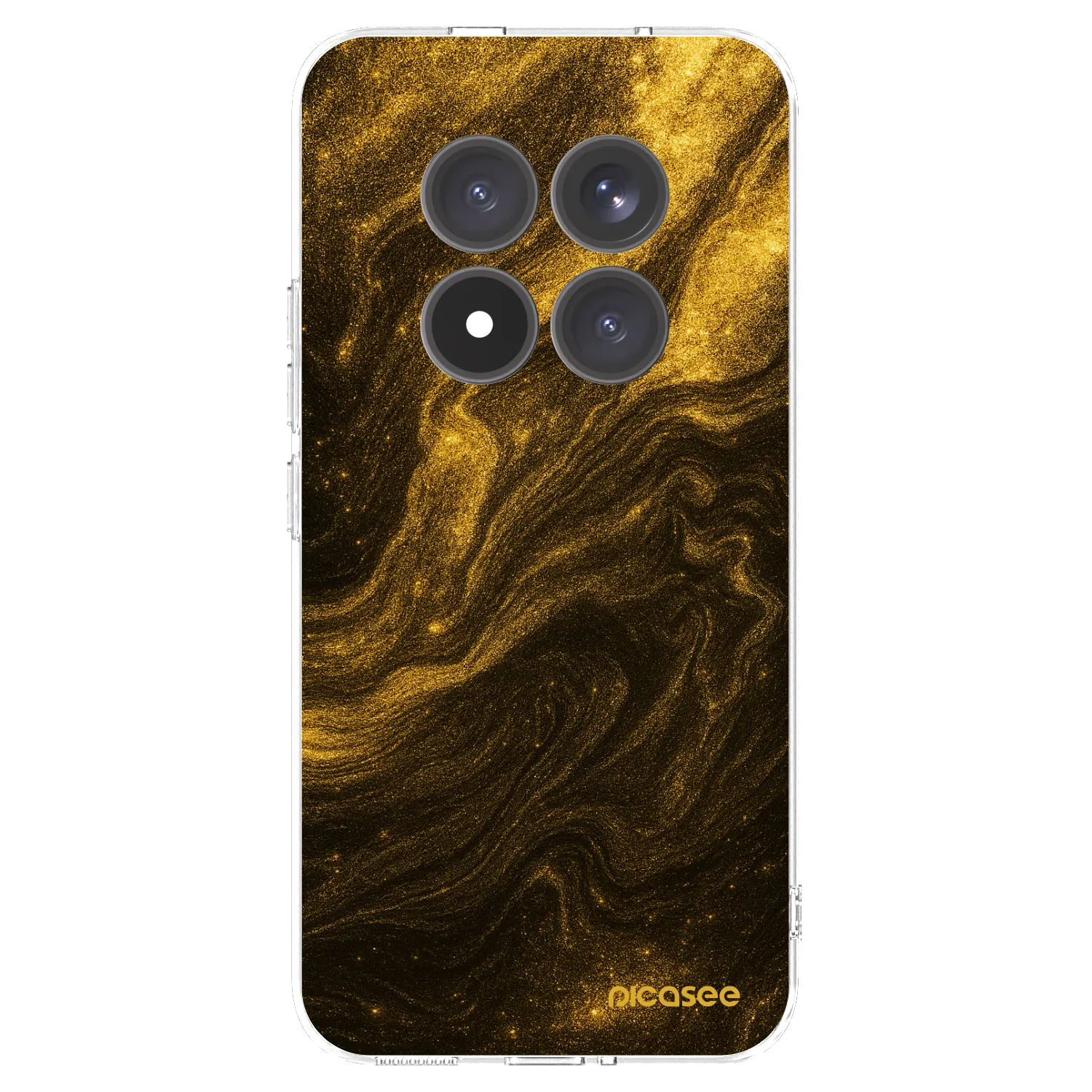 Picasee silikonový průhledný obal pro Xiaomi Redmi Note 15 Pro+ - Černá
