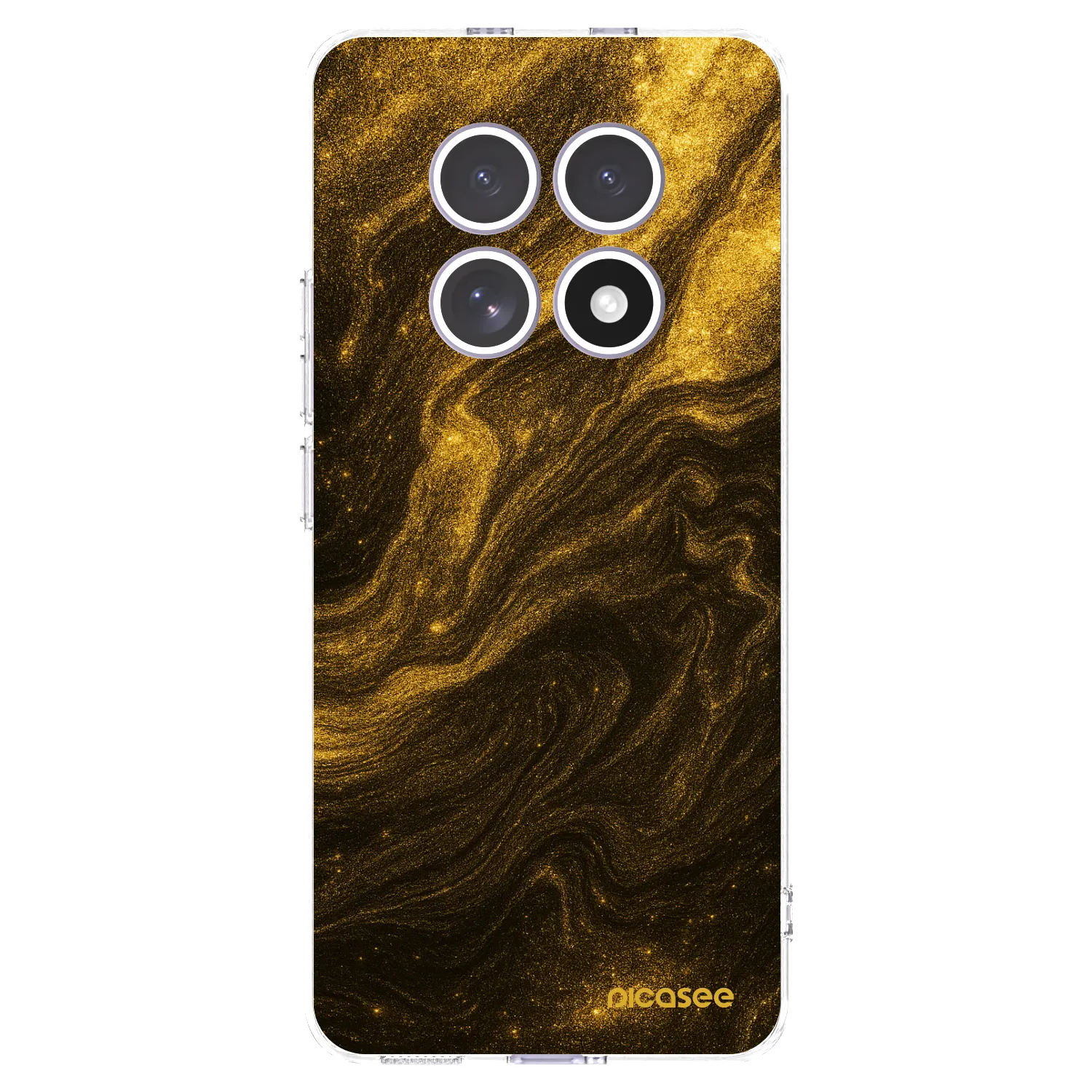 Picasee silikonový průhledný obal pro Xiaomi Redmi Note 15 - Černá