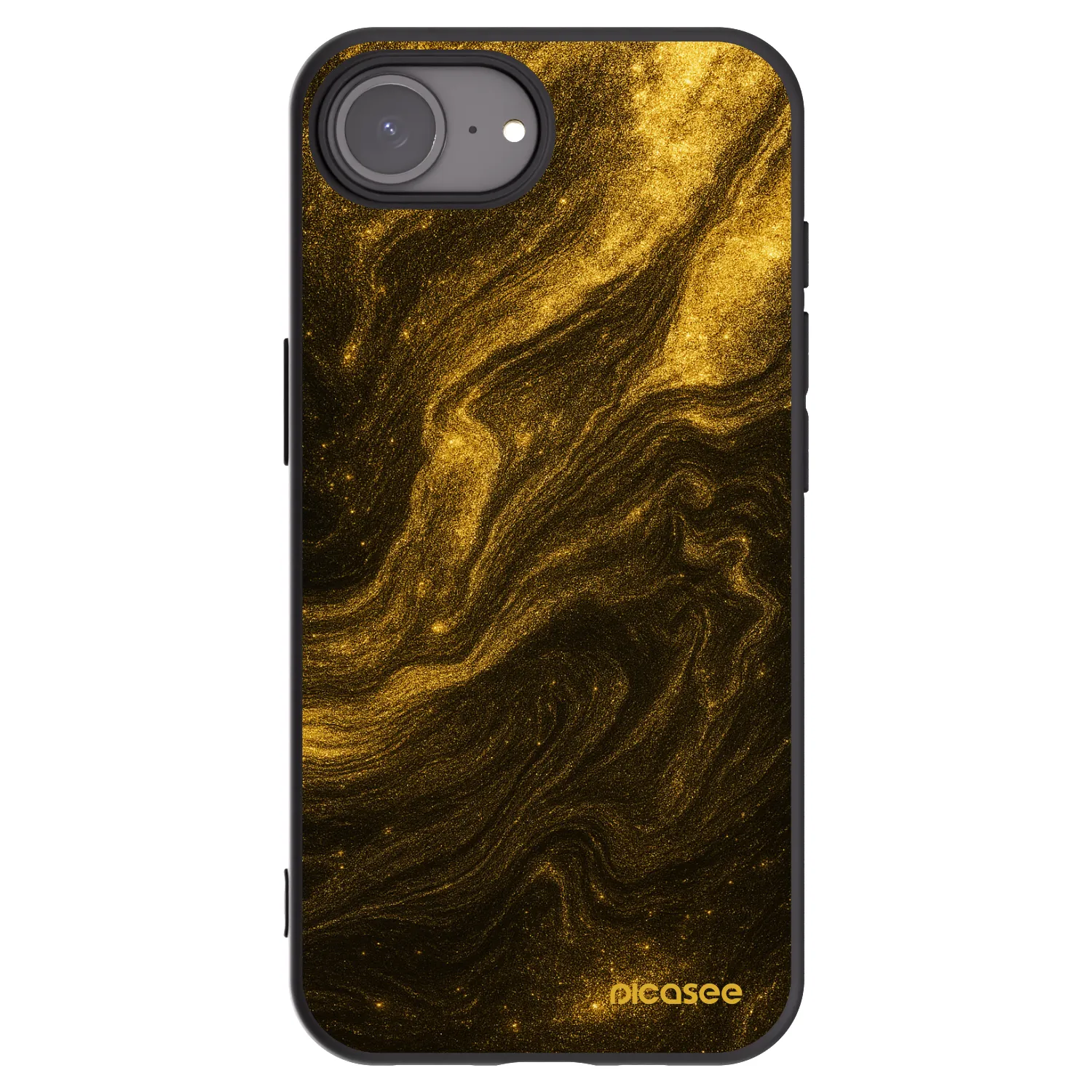 Picasee silikonový černý obal pro Apple iPhone 17e - Černá