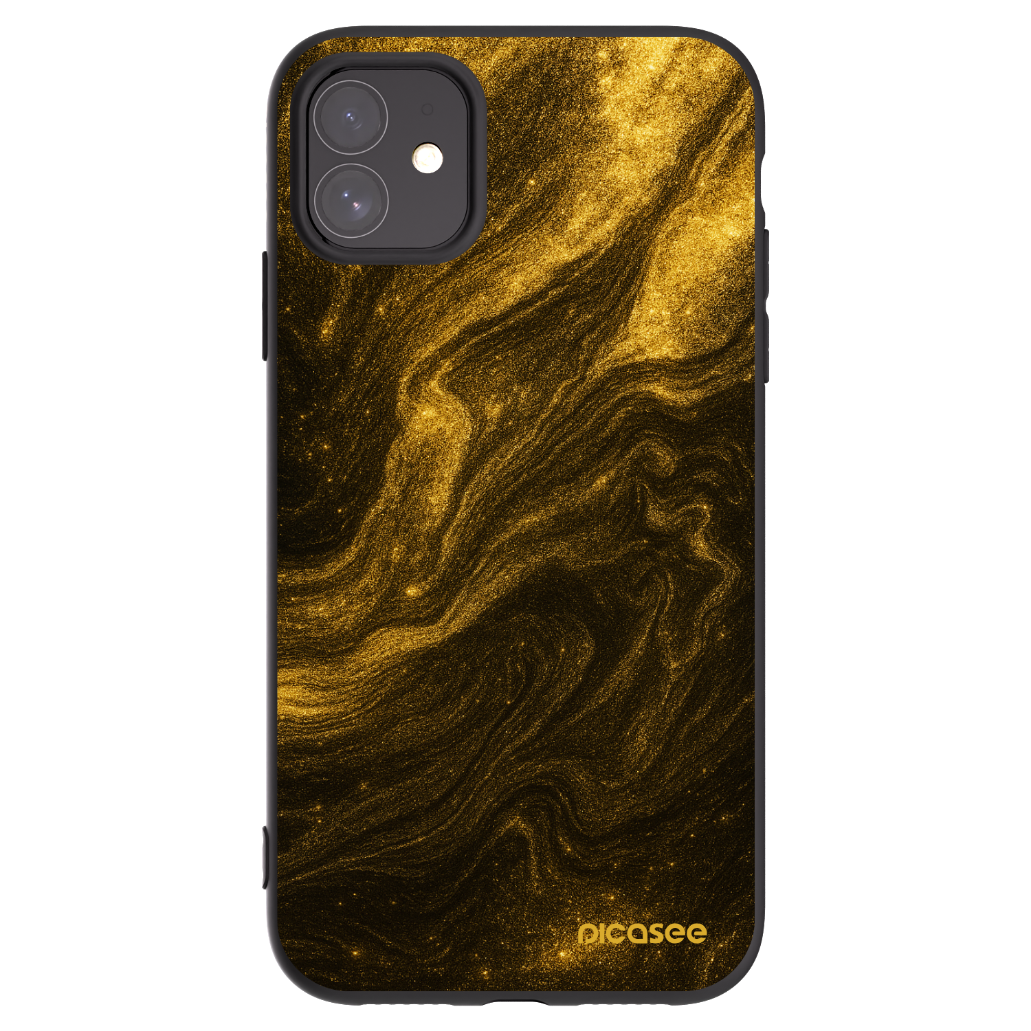 Picasee silikonový černý obal pro Apple iPhone 11 - Černá
