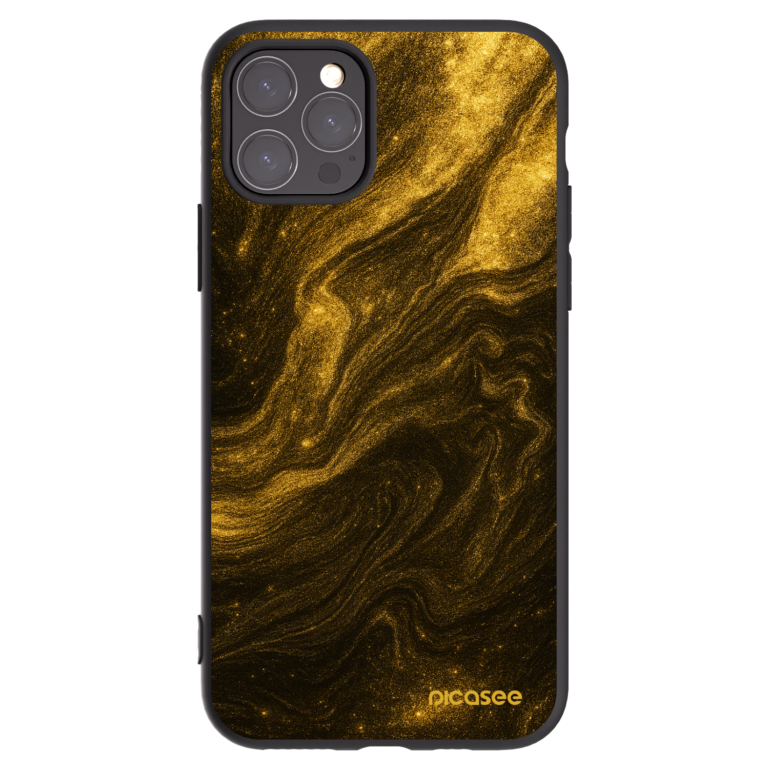 Picasee silikonový černý obal pro Apple iPhone 11 Pro - Černá