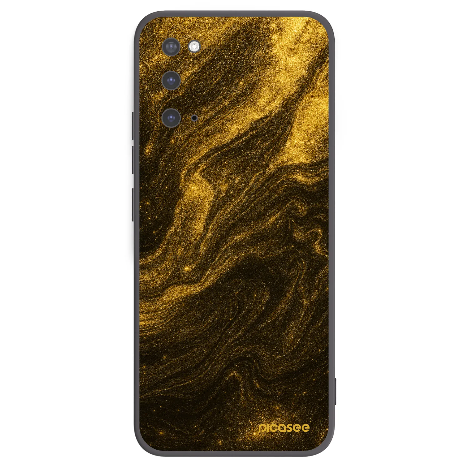 Picasee silikonový černý obal pro Samsung Galaxy S20 G980F - Černá