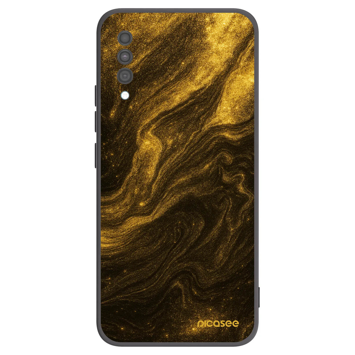 Picasee silikonový černý obal pro Samsung Galaxy A30s A307F - Černá