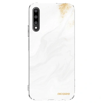 Picasee silikonový průhledný obal pro Honor 9X Pro - Bílá
