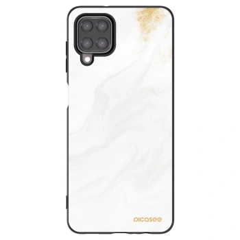 Picasee silikonový černý obal pro Samsung Galaxy A12 A125F - Bílá