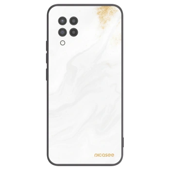 Picasee silikonový černý obal pro Samsung Galaxy A42 A426B - Bílá