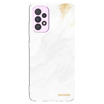 Picasee silikonový průhledný obal pro Samsung Galaxy A32 5G A326B - Bílá
